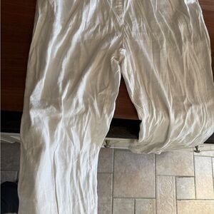 Express white Chinos